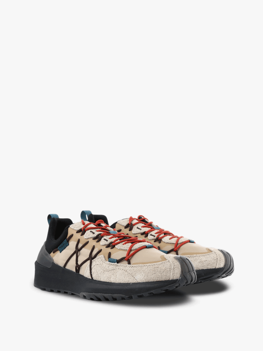 Tan shoes, front view
