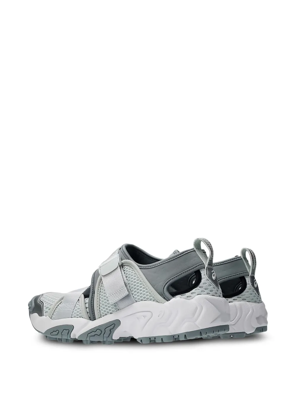 Grey shoes, side view