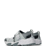 Grey shoes, side view