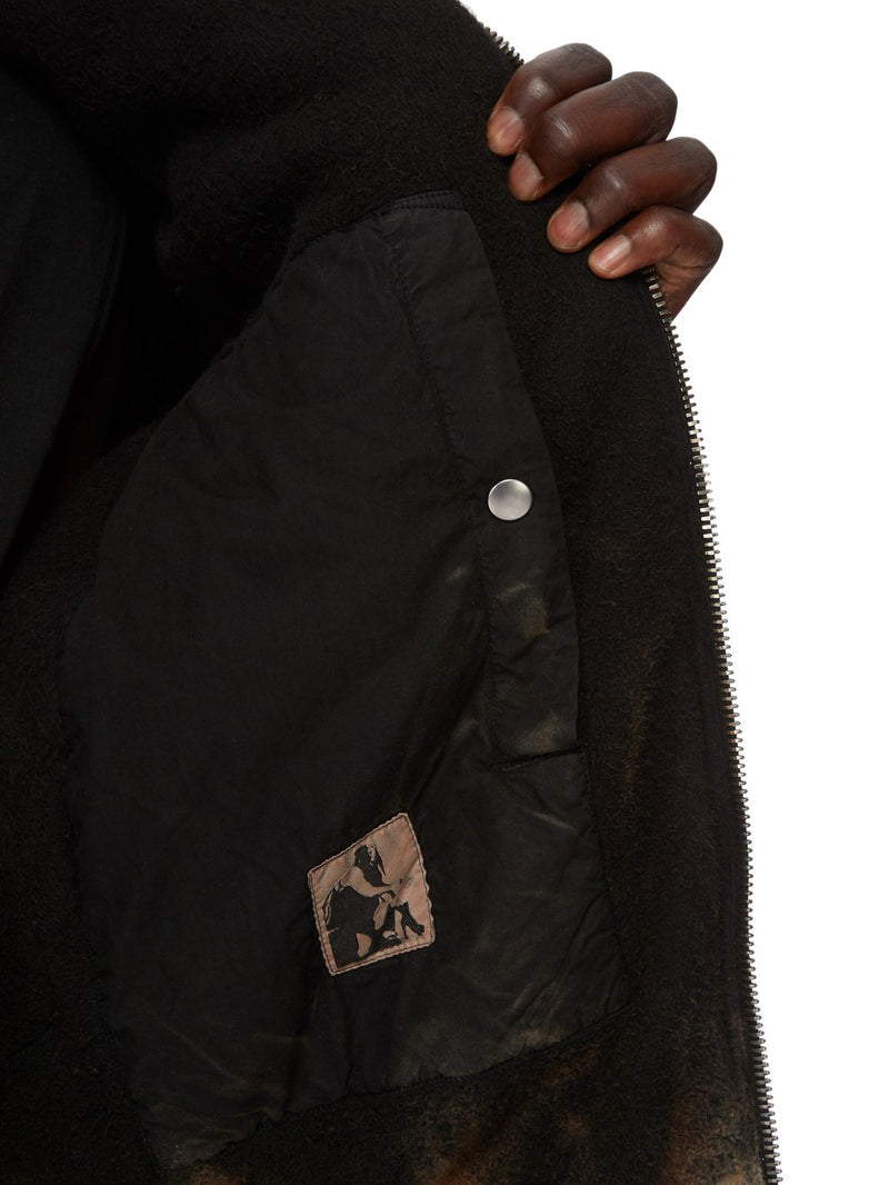 RICK OWENS DRKSHDW - Men Corduroy Hooded Peter Jacket