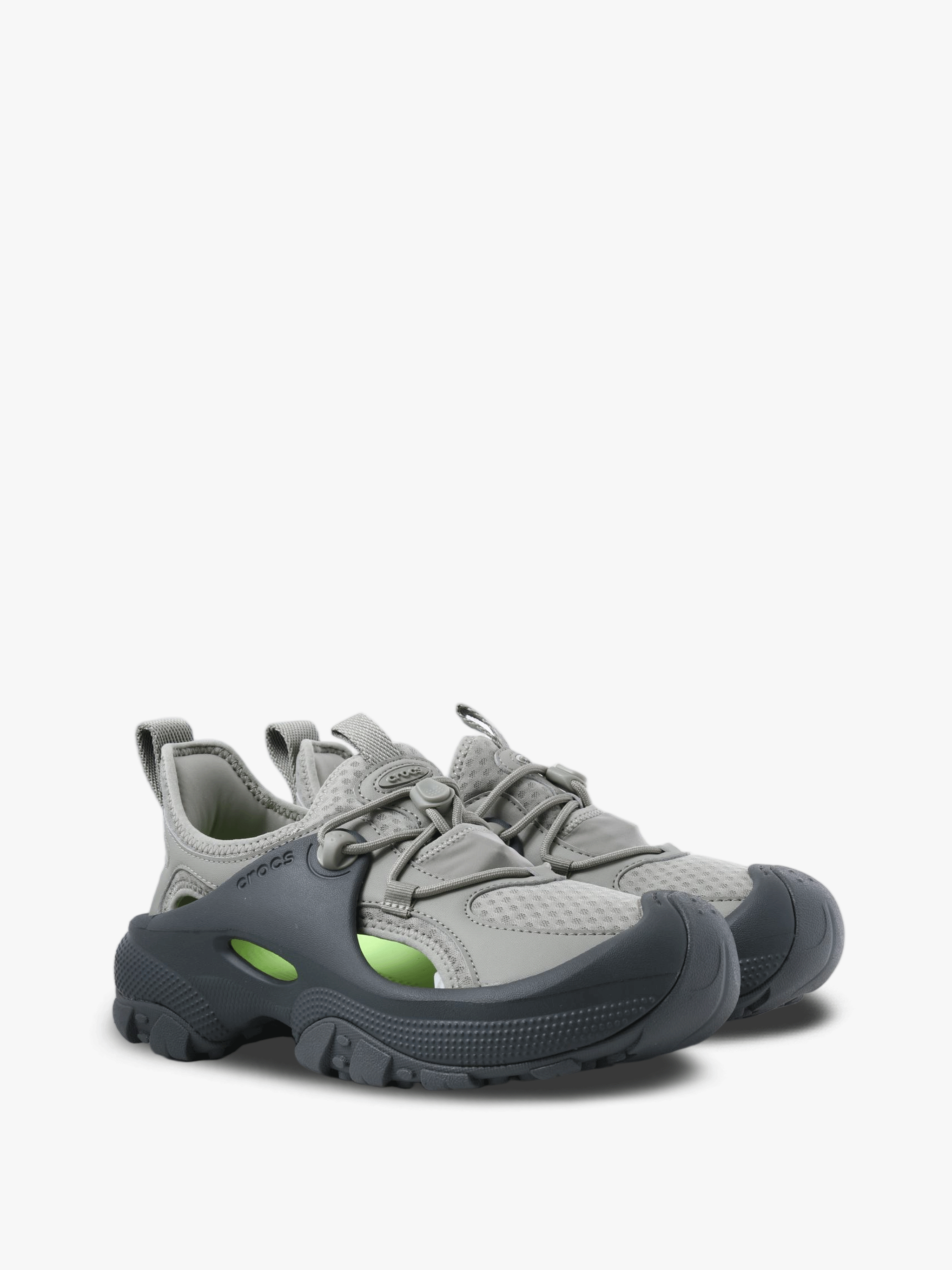 Grey shoes, front view