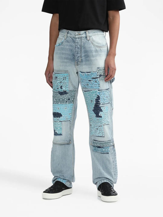 Blue jeans, full body view