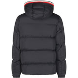 Black jacket, back view