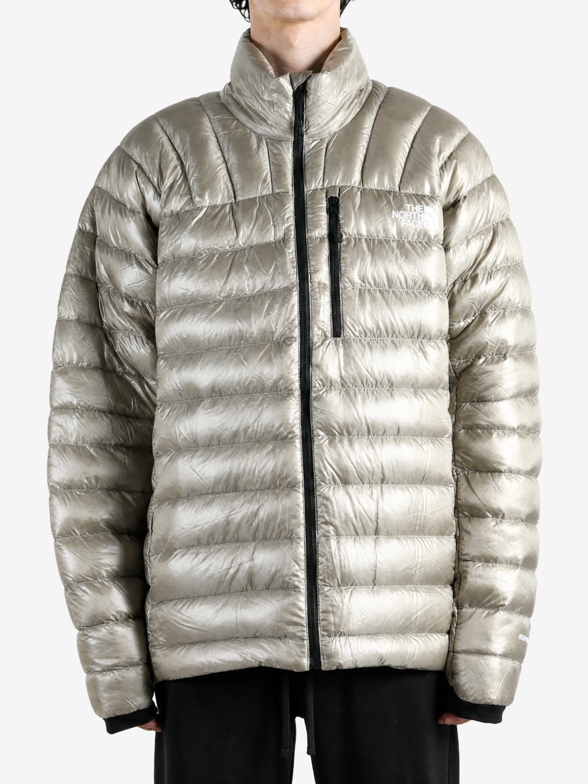 Tan jacket, full body view
