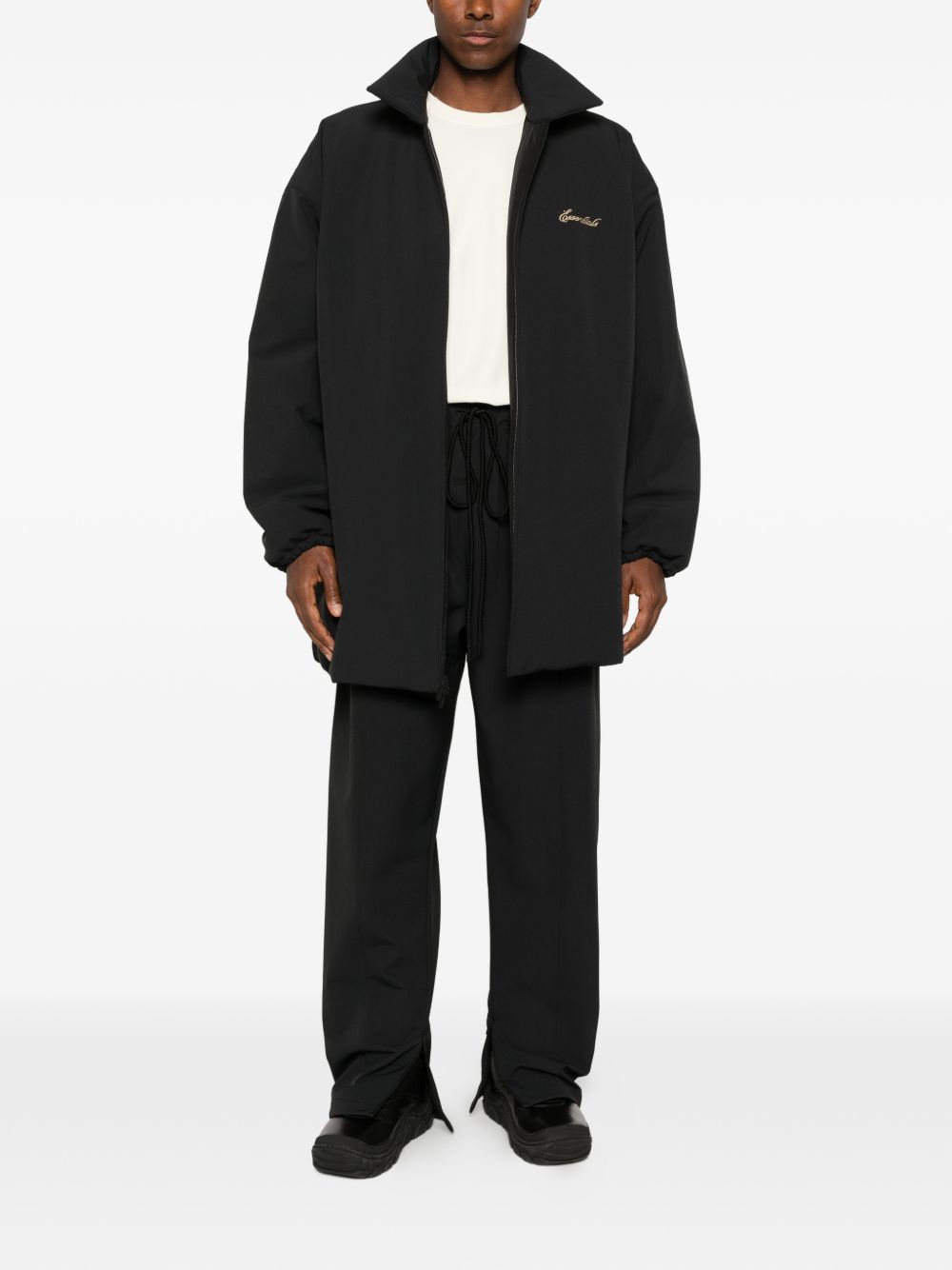 Black pants, full body view
