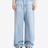 Blue jeans, full body view