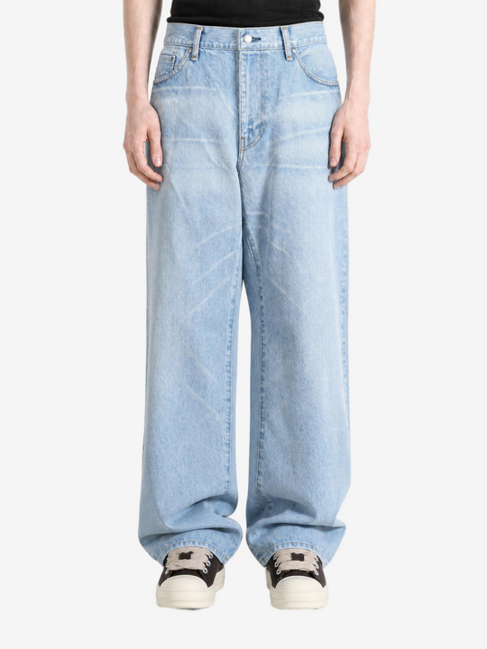 Blue jeans, full body view