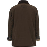Brown jacket, back view