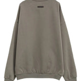 Green sweatshirt, back view