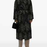 Black coats, full body view