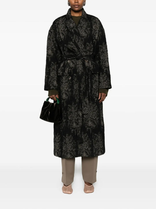 Black coats, full body view