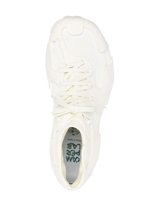 White sneakers, upper view