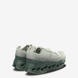 green sneakers, side view