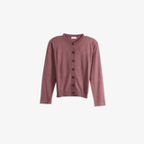 Burgundy knitwear, front view