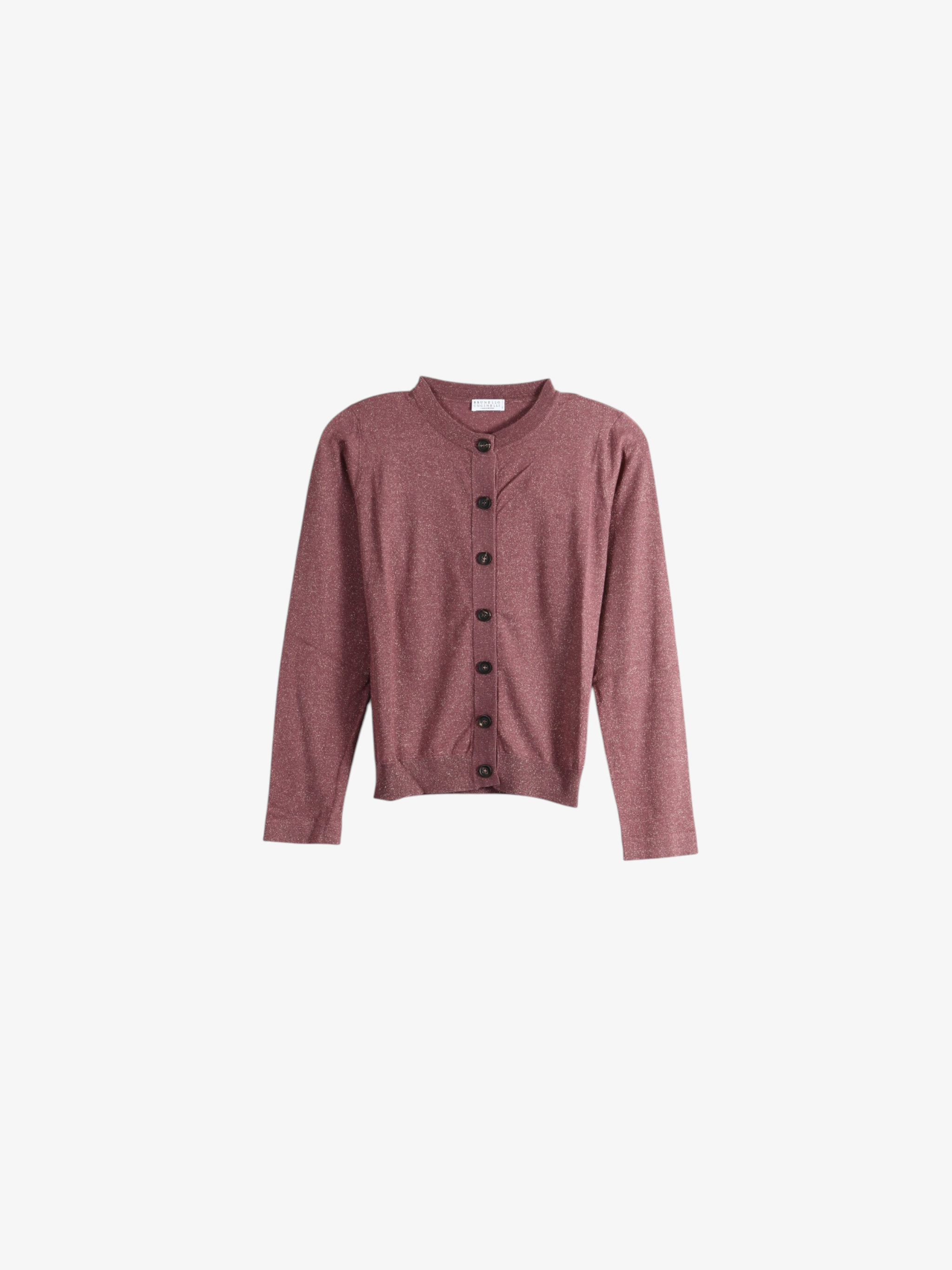 Burgundy knitwear, front view