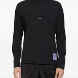 SATISFY - Men Fuzzfleece Octa Half Zip Long Tee