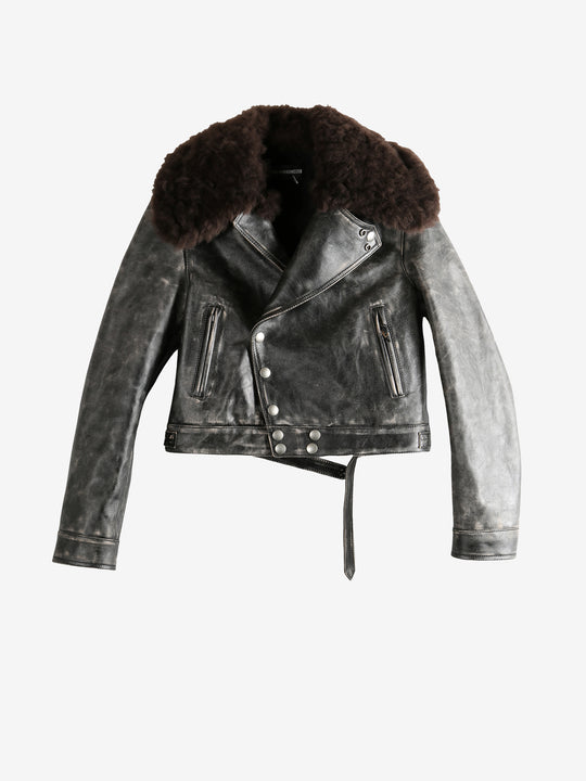 Black jacket,front view