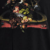 Black t-shirt, front view