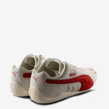 White sneakers, back view