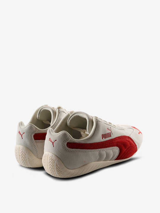 White sneakers, back view