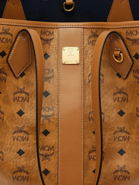 Tan bag, front view
