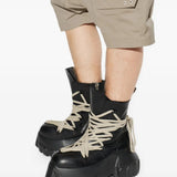 Black shoes, front view