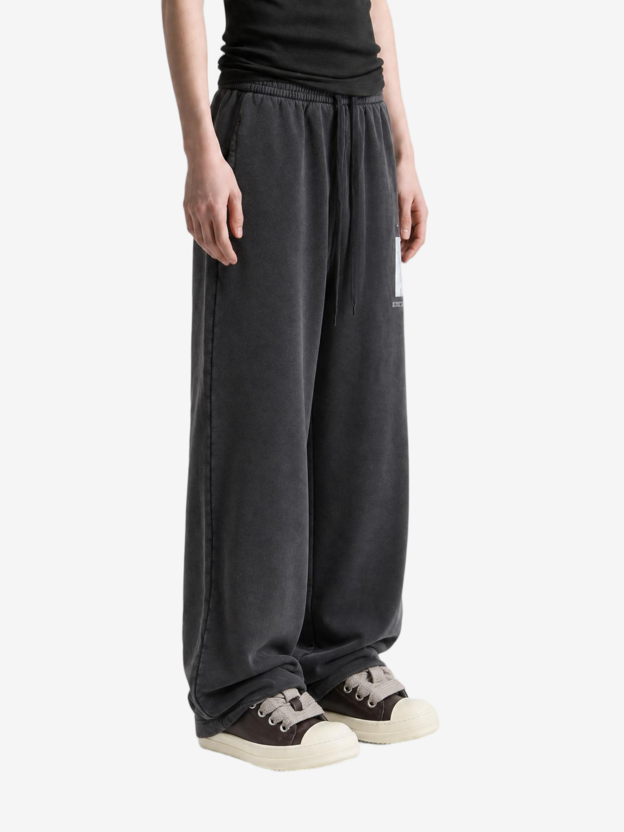 Black pants, full body view