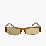 Brown eyewear, front view