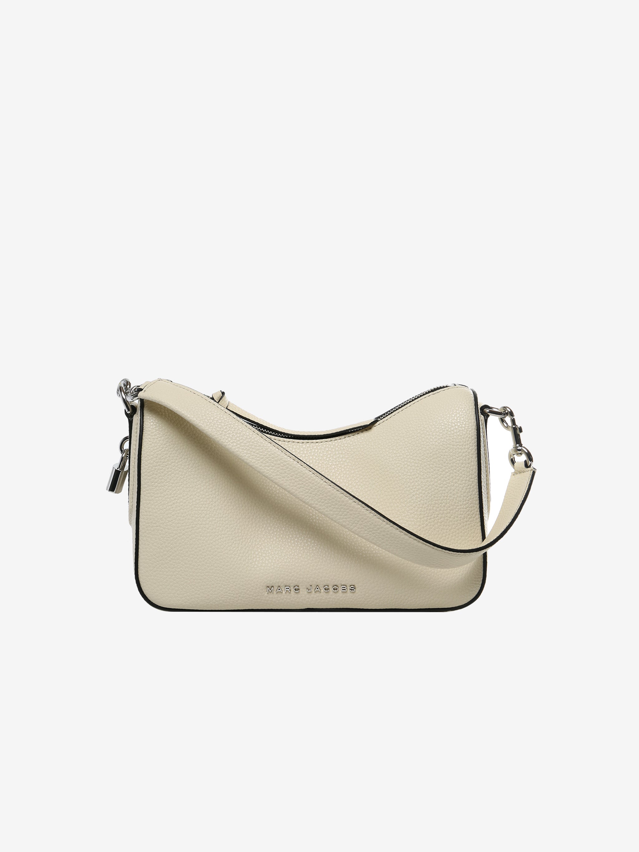Tan bag, front view