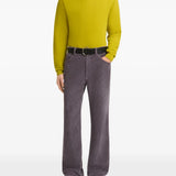 Grey pants, full body view
