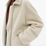 AURALEE - Women Merino Mouton Zip Blouson