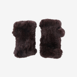 Brown accessories, front view
