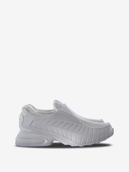 White shoes, side view