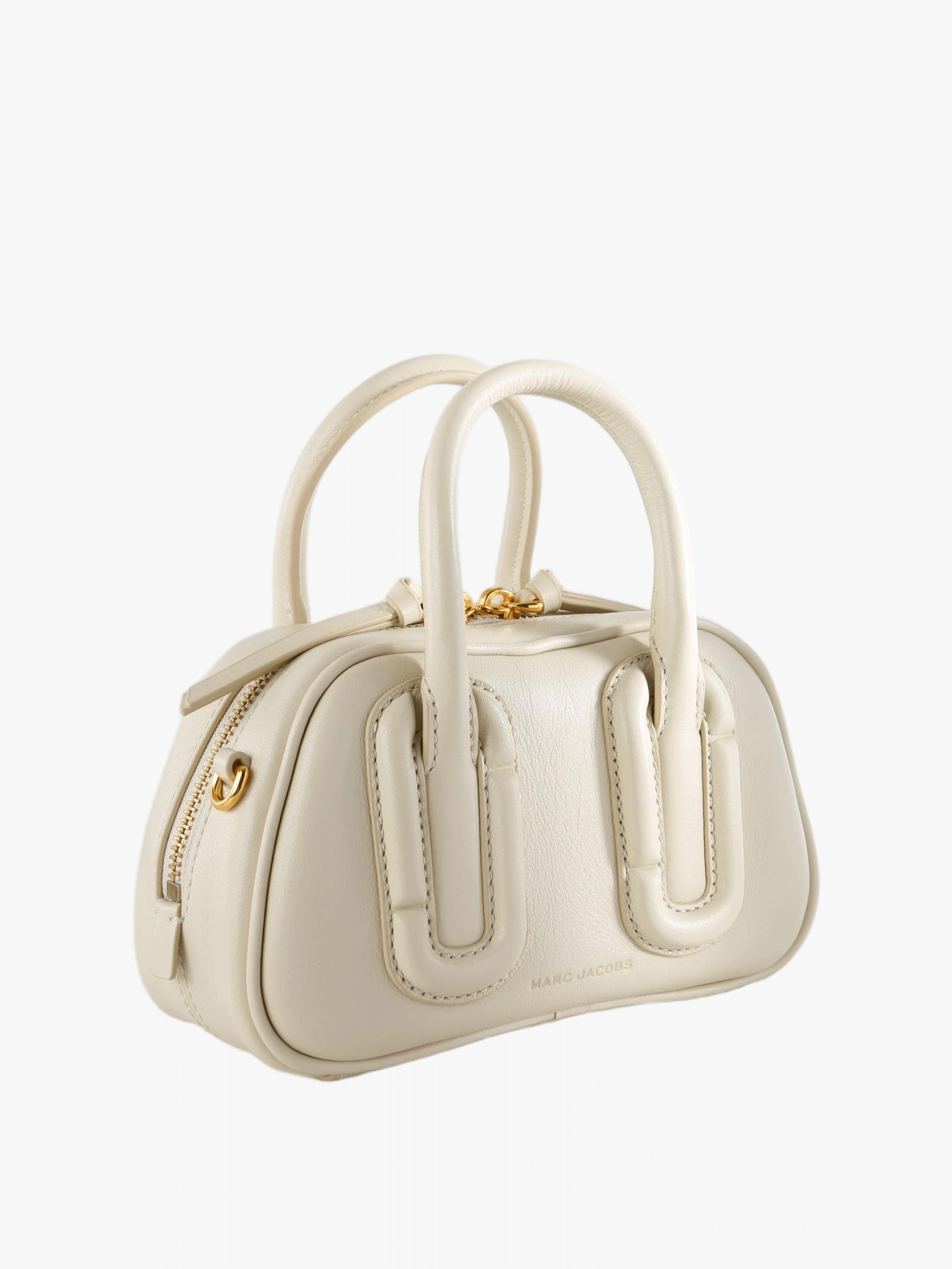 Tan bag, front view