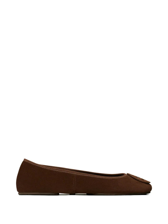 Brown shoes, side view