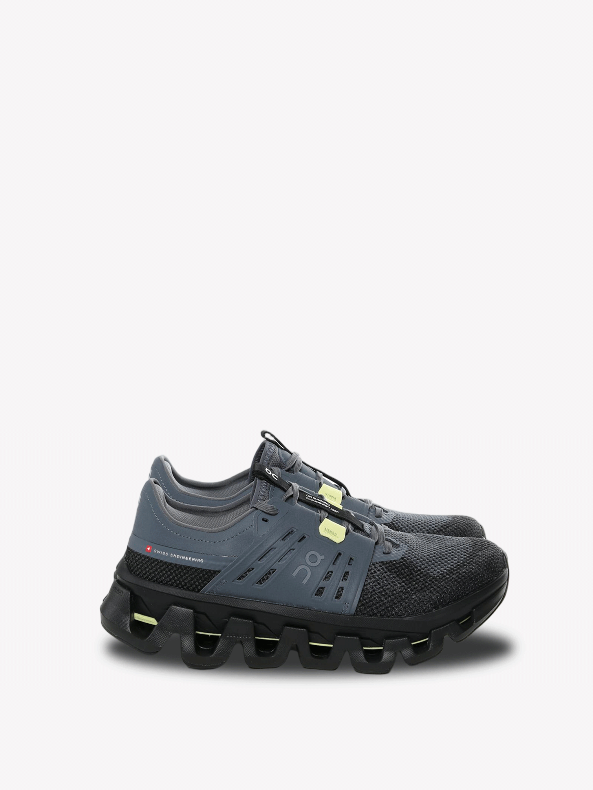 Grey sneakers, front view