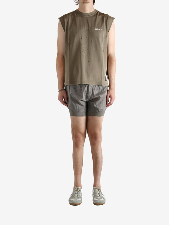 Brown shirt,full body view