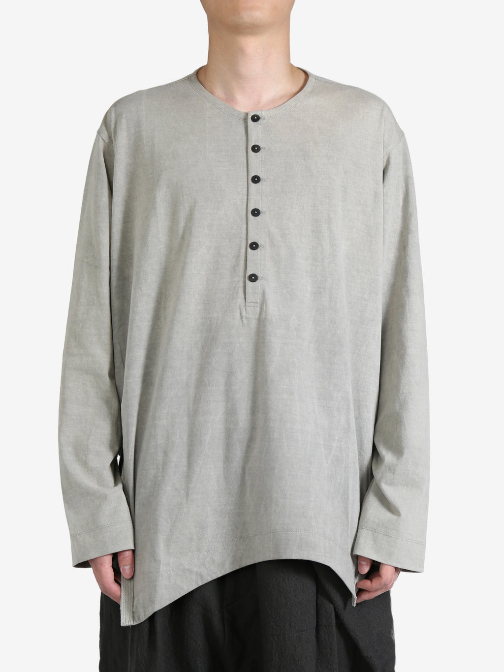 ZIGGY CHEN - Men Henley-Neck Long Sleeves