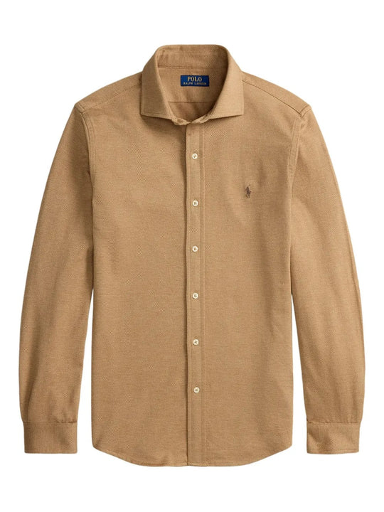 Brown shirt, front view