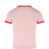 pink t-shirts,back view