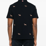 black shirt worn by a person, showing the shirt fit