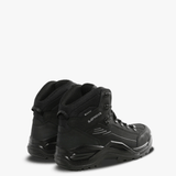 Black sneakers, back view