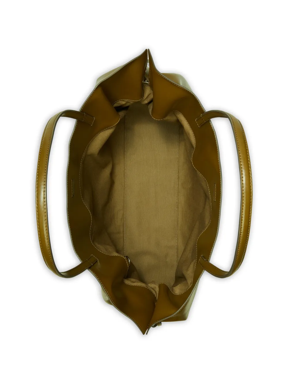 Gold handbag,top view