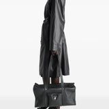 Black coat, full body view