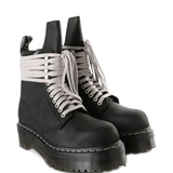 Black boots,side view