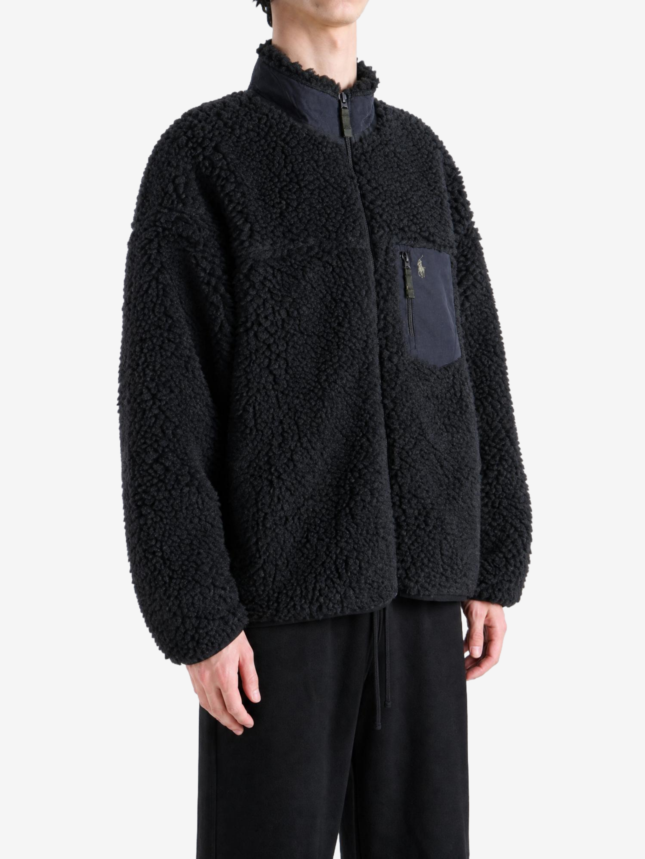 Black jacket, full body view