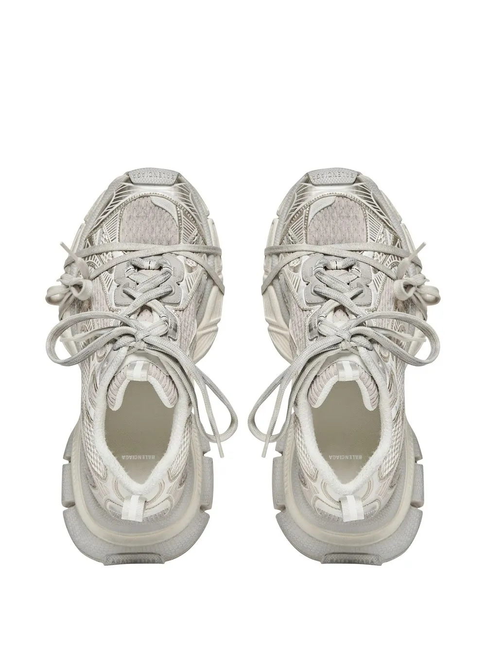 Gray sneaker,front view