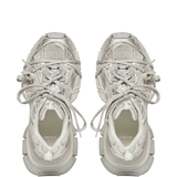 Gray sneaker,front view