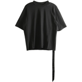 Black t-shirt, front view