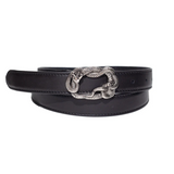 Black accessories, front view